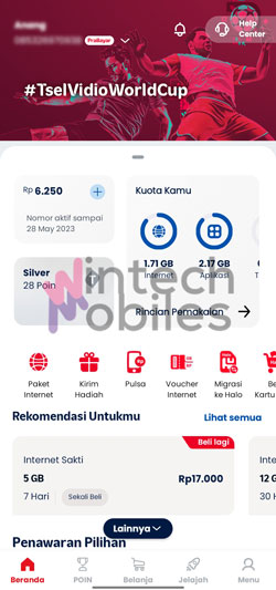 Buka Aplikasi MyTelkomsel