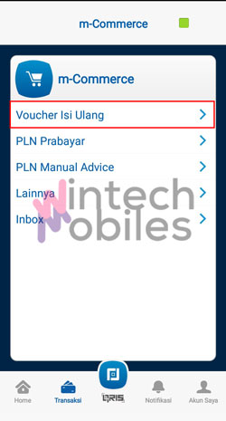 Pilih Voucher Isi Ulang