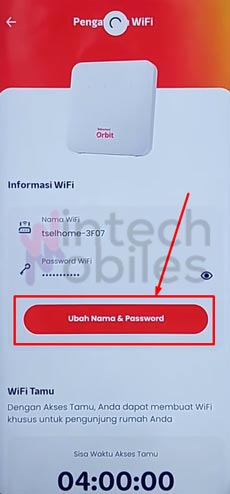 1.3 Klik Ubah Nama Password