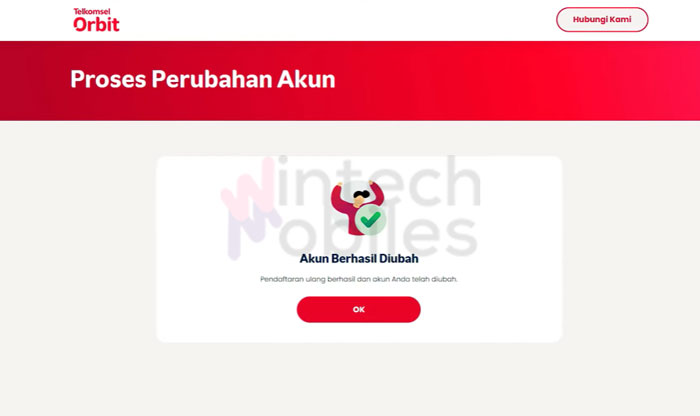 12. Cara Ganti Akun Telkomsel Orbit Berhasil