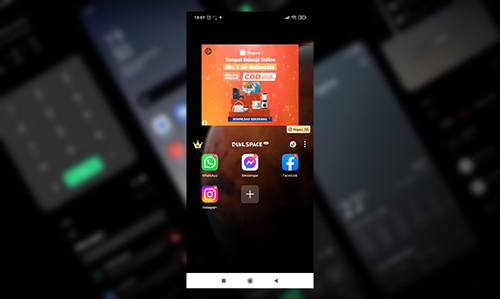 2. Cara Membuat Dua WhatsApp dengan Fitur Aplikasi Dual Space Lite