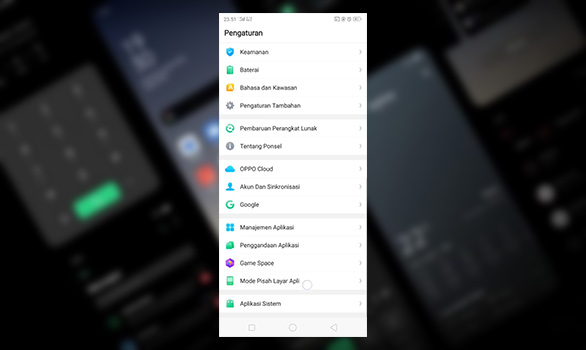 2. Cara Mengecek Touchscreen Hp OPPO dengan Menu Pengaturan Bawaan