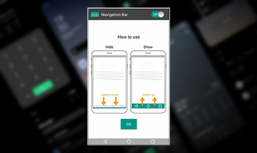 3. Menggunakan Aplikasi Navigation Bar for Android