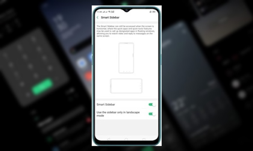 6. Cara Mensreenshoot Layar Ponsel OPPO A16 dengan Fitur Smart Sidebar