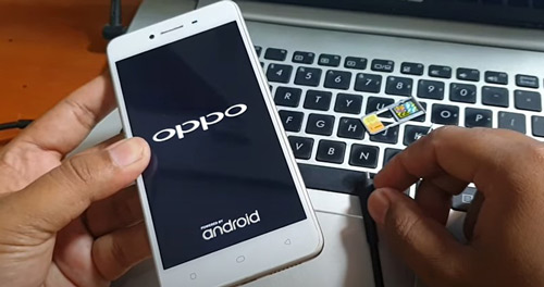 8. Setelah Berhasil Booting Maka Proses Flashing Pada HP OPPO A373F Berhasil Maka Ponsel Akan Seperti Baru Lagi