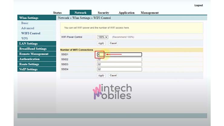 Atur Jumlah Pengguna Wifi Iconnet