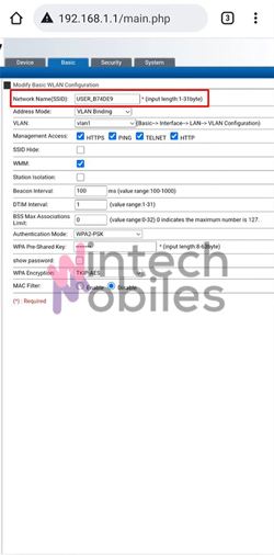 Atur SSID WiFi Iconnet