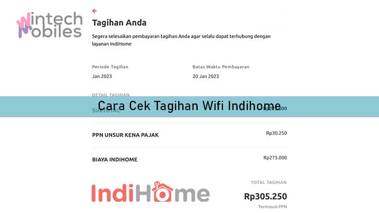 Cara Cek Tagihan Wifi Indihome