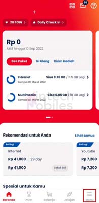 Cara melihat paket apa yang sedang aktif di kartu telkomsel