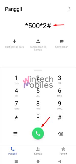 Ketik Kode Dial 1