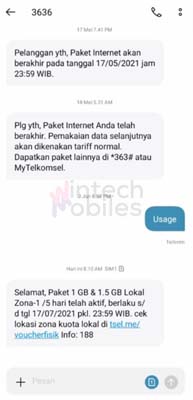 Mengisi Kuota Telkomsel