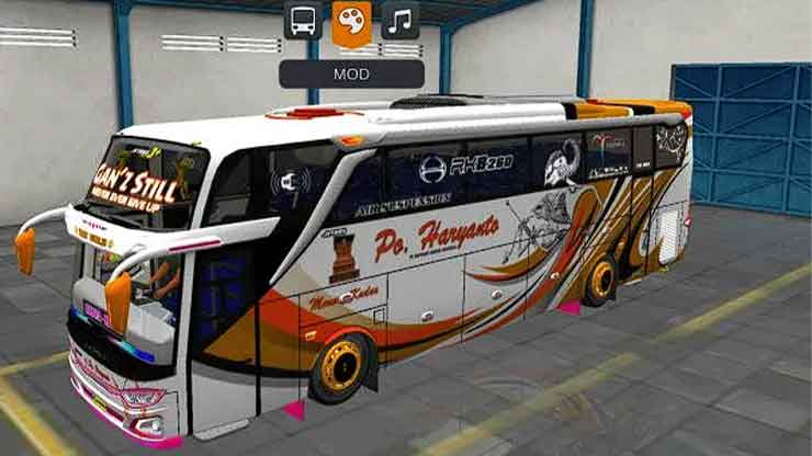 Mod Bussid PO Haryanto JB3 Non Facelift