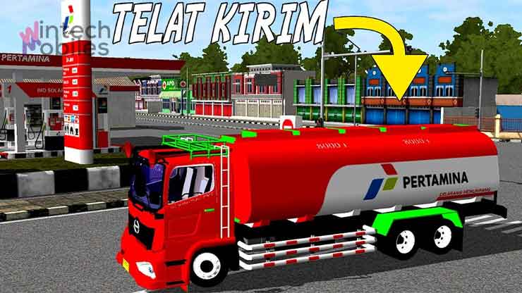 Mod Bussid Truck Hino 500 Tangki Pertamina