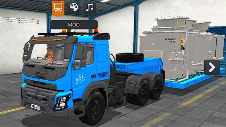 Mod Bussid Truck Trailer Muatan Trafo