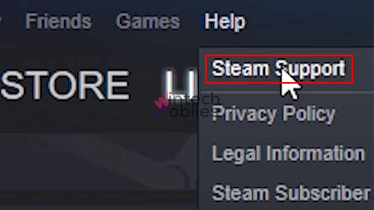 Pilih Steam Support