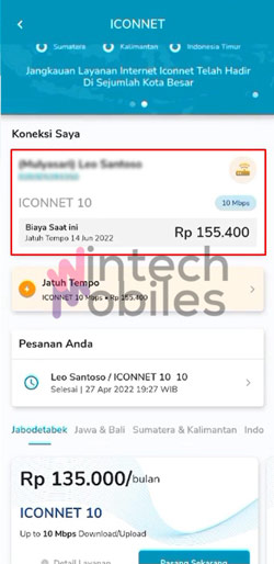 Pilih Tagihan Iconnet