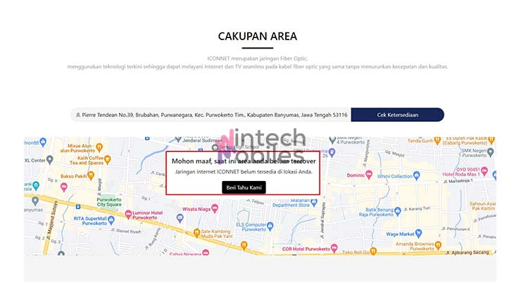 Selesai Cek Area Coverage Iconnet PLN