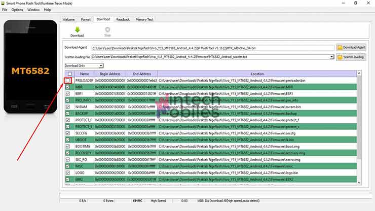 Setelah itu silahkan hilangkan centang di baris Preloader