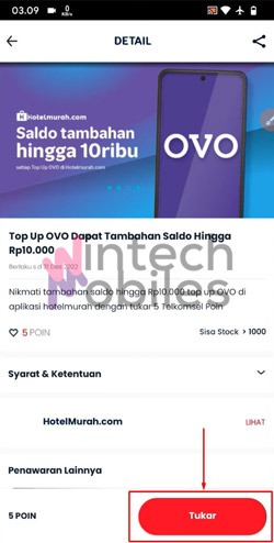 Tekan Tukar Poin Telkomsel