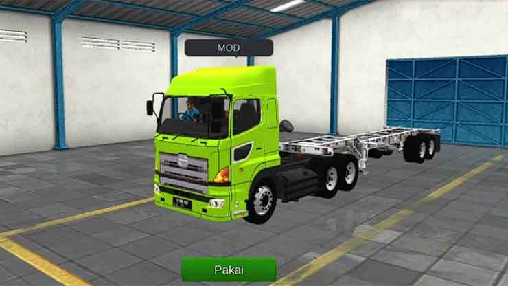 Truck Hino Trailer 700 Chassis Flat