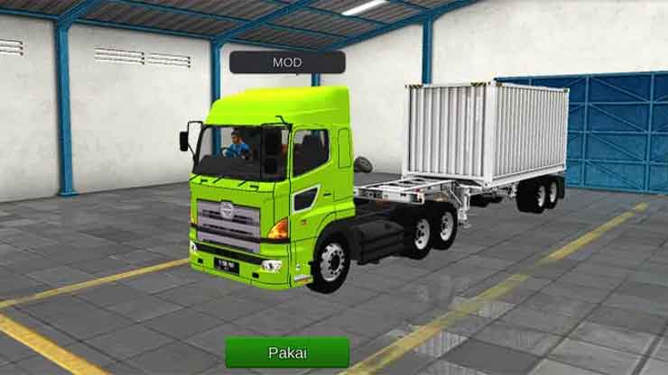 Truck Hino Trailer 700 Peti Kemas