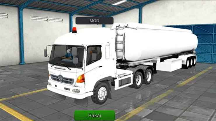 Truck Hino Trailer Dual Face Tangki