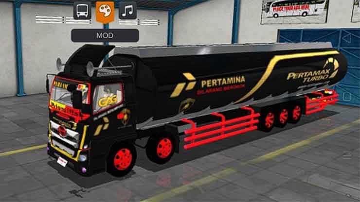 Truck Hino Tribal Pertamina Turbo Full Anim