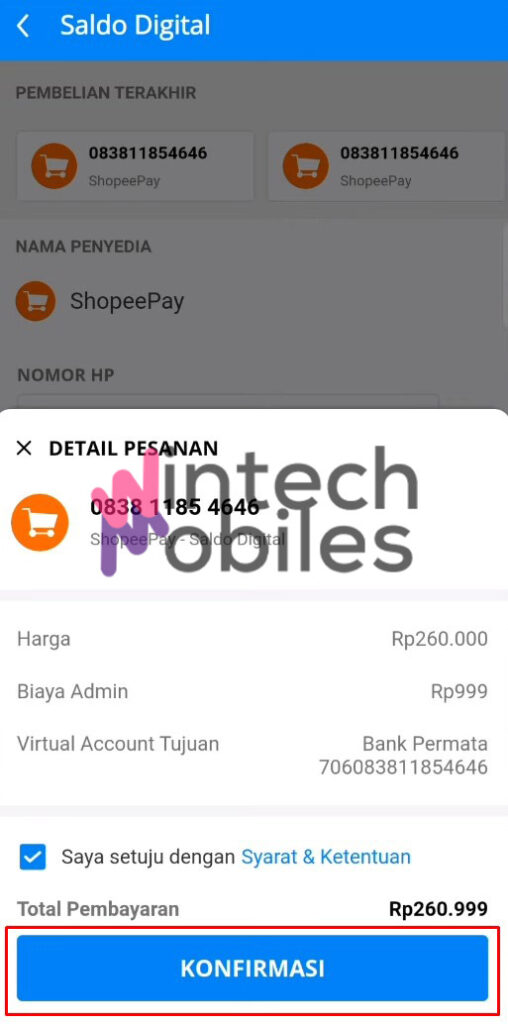 bank permata konfrimasi