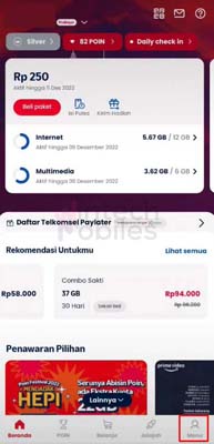 cara memasukan voucher telkomsel di aplikasi