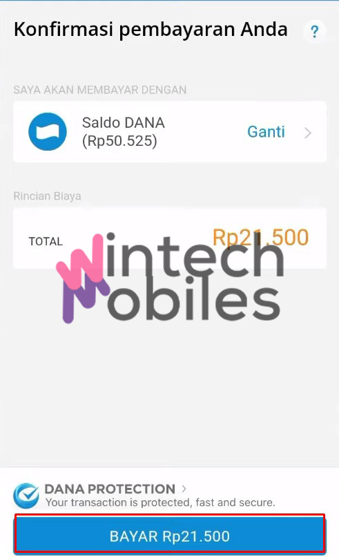 cara bayar token listrik lewat dana