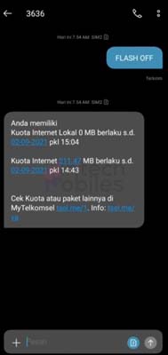 menonaktifkan paket tau