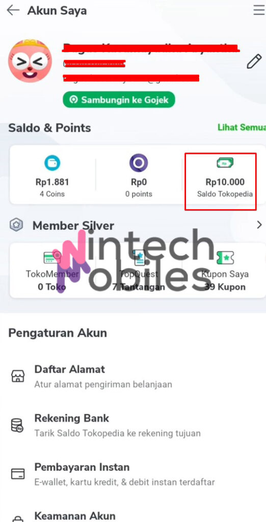 saldo tokopedia