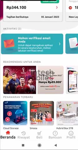 1 Buka Aplikasi My Indihome