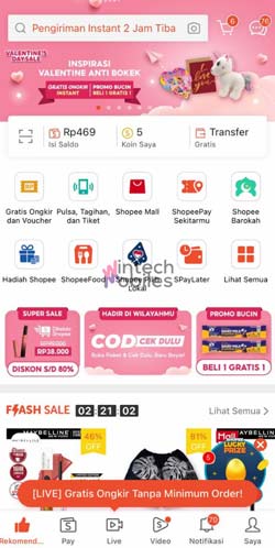 1 Buka Aplikasi Shopee