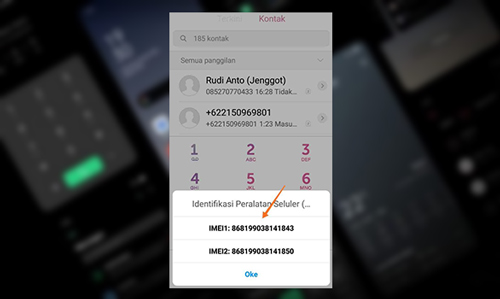 1. Cara Cek IMEI Oppo F1S dengan Fitur Panggilan Telepon