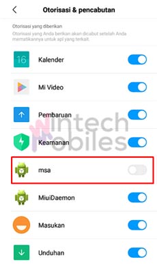 1. Cara Menghilangkan Iklan yang Sering Muncul di HP Xiaomi Dengan Nonaktifkan MSA