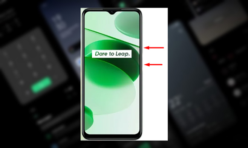 1. Screenshot Realme C35 dengan Tombol Kombinasi