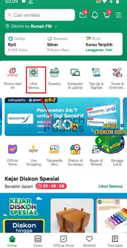 2 Klik Lihat Semua