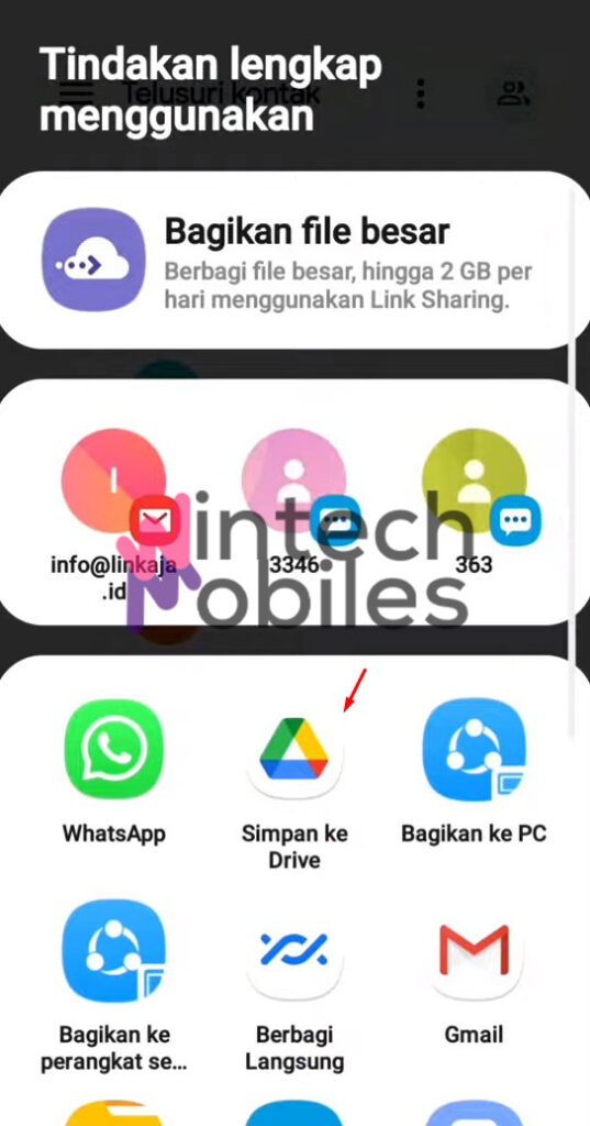 cara memindah kontak ke akun google