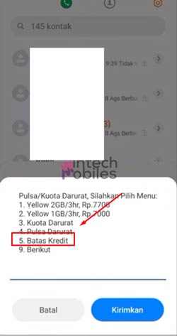 3 Pilih Menu Batas Kredit