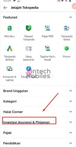 3 Tap Menu Investasi Asuransi Pinjaman