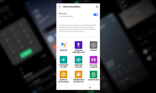 3. Kemudian Pilih Menu Aksesibilitas