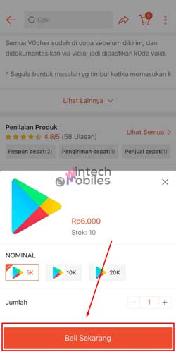 4 Klik Beli Sekarang