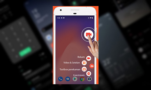 4. Merekam Layar dengan Fitur Aplikasi Perekam Layar AZ 1