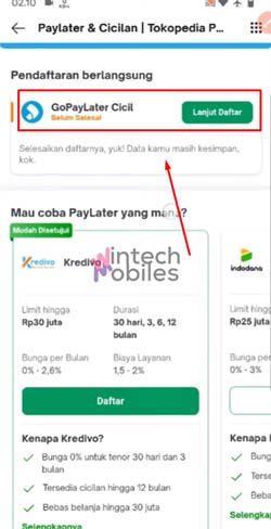 5 Lanjut Daftar