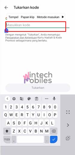 5 Masukan Kode Google Play