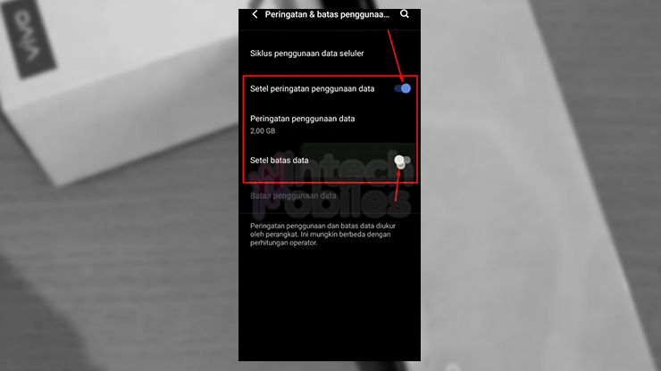 7. Atur Penggunaan Data untuk Menampilkan di HP Vivo Y12s
