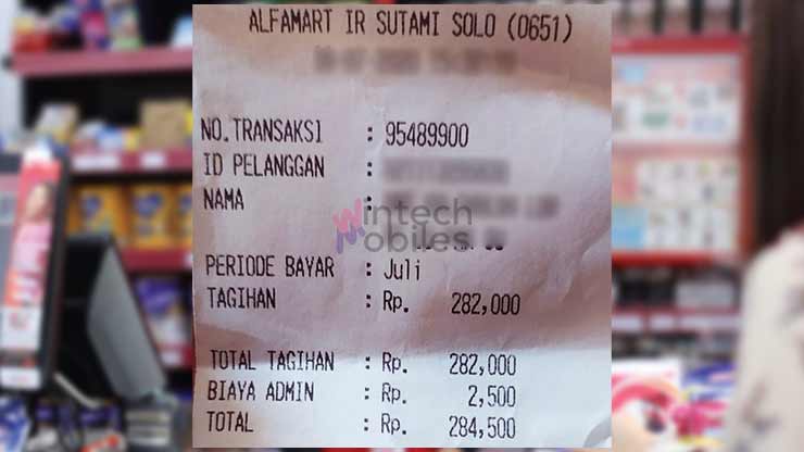 Bukti Pembayaran Indihome di Alfamart