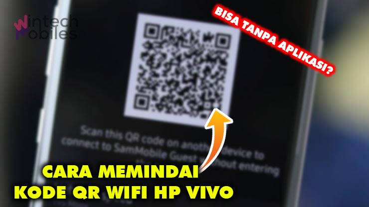 CARA MEMINDAI KODE QR WIFI DI HP VIVO