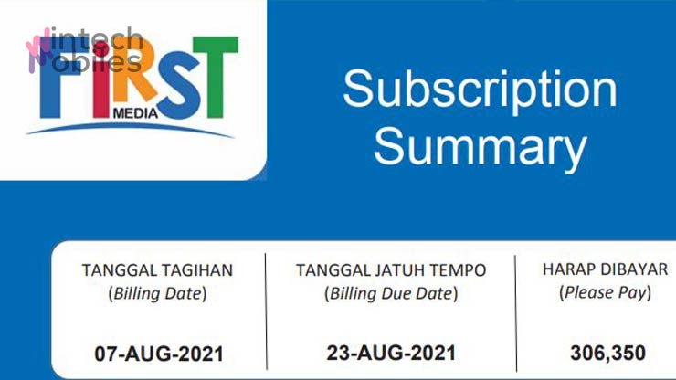 Cara Melihat Tagihan First Media